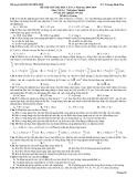 ĐỀ THI THỬ ĐẠI HỌC LẦN 13 NĂM 2010 MÔN VẬT LÝ 