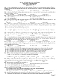 ĐỀ THI THỬ ĐẠI HỌC LẦN 13 NĂM 2011 MÔN VẬT LÝ 