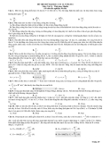 ĐỀ THI THỬ ĐẠI HỌC LẦN 14 NĂM 2011 MÔN VẬT LÝ 