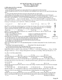 ĐỀ THI THỬ ĐẠI HỌC LẦN 20 NĂM 2011 MÔN VẬT LÝ 
