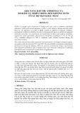 Báo cáo khoa học:  KHẢ NĂNG HẤP THỤ AMMONIA CỦA ZEOLITE TỰ NHIÊN TRONG MÔI TRƯỜNG NƯỚC Ở CÁC ĐỘ MẶN KHÁC NHAU