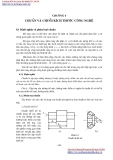 GIÁO TRÌNH CƠ SỞ CÔNG NGHỆ CHẾ TẠO MÁY - CHƯƠNG 6 CHUẨN VÀ CHUỖI KÍCH THƯỚC CÔNG NGHỆ