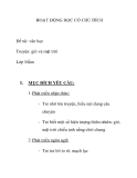 Giáo án mầm non chương trình đổi mới:   Đề tài: văn học Truyện: gió và mặt trời Lớp Mầm