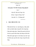 Giáo án mầm non chương trình đổi mới: Chủ đề: Thế Giới Thực Vật  - Đề tài: “Quả Gì Thơm Thế” Lứa tuổi: 24 - 36 tháng tuổi