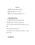 Giáo án mầm non chương trình đổi mới:  Phương tiện giao thông Lớp :Mẫu giáo lớn ( 5- 6 tuổi ) Đề tài : Ôn số lượng trong phạm vi 10