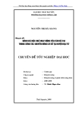 Chuyên đề: đánh giá hiệu quả hoạt động của cán bộ 248 trong công tác khuyến nông cơ sở tại huyện Đại Từ