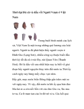 Thời đại Đá cũ và dấu vết Người Vượn ở Việt Nam
