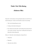Thuốc Viên Tiểu Đường (Diabetes Pills) 