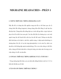 MIGRAINE HEADACHES – PHẦN 1 