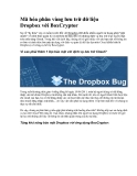 Mã hóa phân vùng lưu trữ dữ liệu Dropbox với BoxCryptor