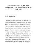 Ấn chương Việt Nam - CHƯƠNG II ẤN CHƯƠNG VIỆT NAM THỜI LÊ TRUNG HƯNG (1533-1788)