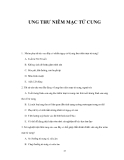 UNG THƯ NIÊM MẠC TỬ CUNG 