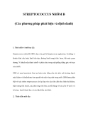 STREPTOCOCCUS NHÓM B (Các phương pháp phát hiện và định danh) 