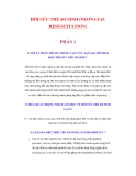 HỒI SỨC TRẺ SƠ SINH (NEONATAL RESUSCITATION) PHẦN I 