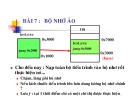 Bài giảng hệ điều hành : BỘ NHỚ ẢO part 1