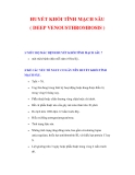 HUYẾT KHỐI TĨNH MẠCH SÂU ( DEEP VENOUSTHROMBOSIS ) 