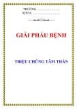 TRIỆU CHỨNG TÂM THẦN