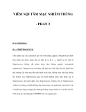 VIÊM NỘI TÂM MẠC NHIỄM TRÙNG - PHẦN 2 