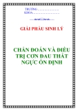 CHẨN ĐOÁN VÀ ĐIỀU TRỊ CƠN ĐAU THẮT NGỰC ỔN ĐỊNH