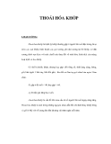 BỆNH LÝ THOÁI HÓA KHỚP 