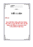 Tiểu luận về: Quan hệ biện chứng giữa lực lượng sản xuất và quan hệ sản xuất. Sự vận dụng của Đảng ta trong quá trình CNH_HĐH ở Việt Nam