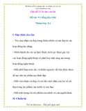 Giáo án chương trình mới: Lớp lá Đề tài: Vẽ đồng lúa chín 