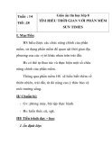 Giáo án tin học lớp 8 - TÌM HIỂU THỜI GIAN VỚI PHẦN MỀM SUN TIMES tiết 4