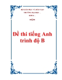 Đề thi tiếng anh trình độ B