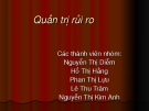 QUẢN TRỊ RỦI RO VINASHIN