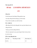 THỦ CÔNG LỚP 3: Đồng hồ để bàn- Hoàn thiện đồng hồ