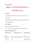 THỦ CÔNG LỚP 3: Ôn tập Phần 1