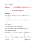 THỦ CÔNG LỚP 3: Ôn Tập Phần 2