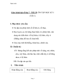 Ngaøy soaïn:Giáo trình đại số lớp 7 - Tiết 39: ÔN TẬP HỌC KỲ I (Tiết 1)