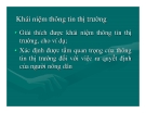Marketing nông nghiệp - Khái niệm thông tin thị trường