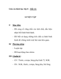 Giáo án hình học lớp 8 - Tiết 13:LUYỆN TẬP