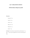 LỤC VỊ ĐỊA HOÀNG HOÀN 