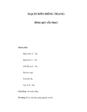 MẠCH MÔN ĐÔNG THANG  