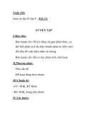 Giáo án đại số lớp 8 - Tiết 23:LUYỆN TẬP