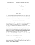 Quyết định số 14/2011/QĐ-UBND