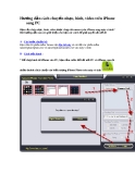 Hướng dẫn cách chuyển nhạc, hình, video trên iPhone sang PC