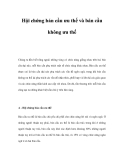 Hội chứng bán cầu ưu thế và bán cầu không ưu thế 