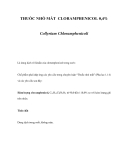 THUỐC NHỎ MẮT CLORAMPHENICOL 0,4% 