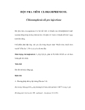 BỘT PHA TIÊM CLORAMPHENICOL  