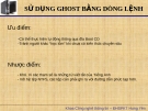 SỬ DỤNG GHOST BẰNG DÒNG LỆNH