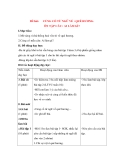 Giáo án Luyện từ và dấu câu lớp 3: Đề bài: CỦNG CỐ TỪ NGỮ VỀ : QUÊ HƯƠNG. ÔN TẬP CÂU : AI LÀM GÌ?