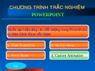 Báo cáo: Chương trình trắc nghiệm powerpoint - 2