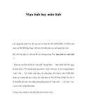Mạn tính hay mãn tính 