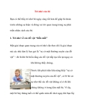 Trí nhớ của bé
