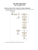 Bài thực hành số 03: Activity và State Diagrams