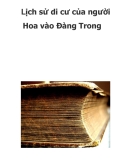 Lịch sử di cư của người Hoa vào Đàng Trong